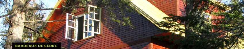 Bardeaux de cèdre
